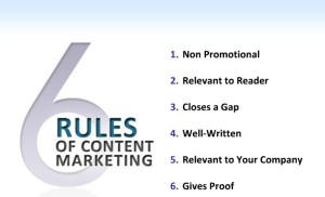 6 Rules of Content Marketing